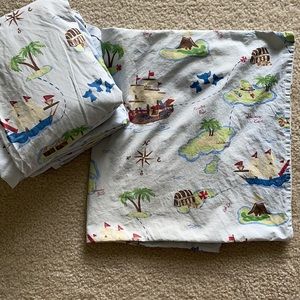 Twin Pirate Sheet Set - Pottery Barn Kids